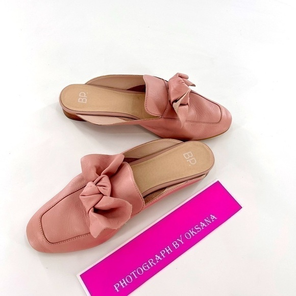 BP. MADDY BOW MULES Dusty Pink size 7.5 M - Picture 8 of 11